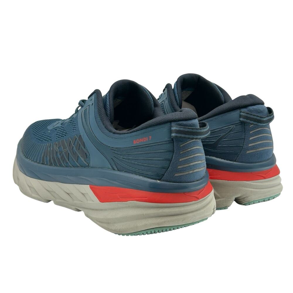 Hoka One One Bondi 7 Mens Size 12.5 Sneakers Gym Running Training Activewear - Picture 9 of 13
